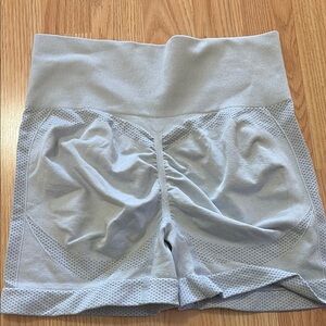 Women's Gray High-Waisted Shorts